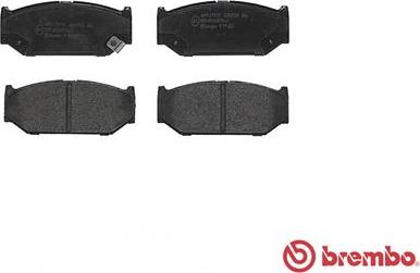 Brembo P 79 023 - Гальмівні колодки, дискові гальма autozip.com.ua