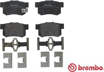 Brembo P 79 027 - Гальмівні колодки, дискові гальма autozip.com.ua