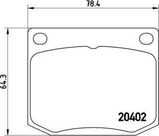 Brembo P 71 002 - Гальмівні колодки, дискові гальма autozip.com.ua