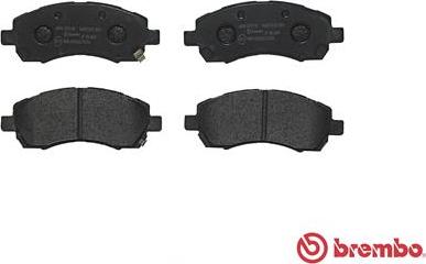 Brembo P 78 009 - Гальмівні колодки, дискові гальма autozip.com.ua