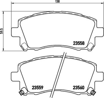 Brembo P 78 010X - Гальмівні колодки, дискові гальма autozip.com.ua