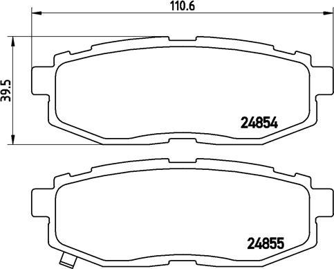 Brembo P 78 018 - Гальмівні колодки, дискові гальма autozip.com.ua