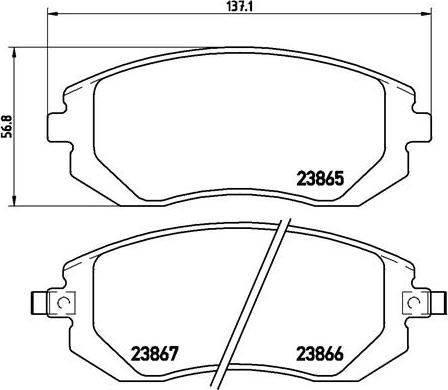 Brembo P 78 013X - Гальмівні колодки, дискові гальма autozip.com.ua