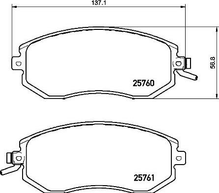 Brembo P 78 021X - Гальмівні колодки, дискові гальма autozip.com.ua