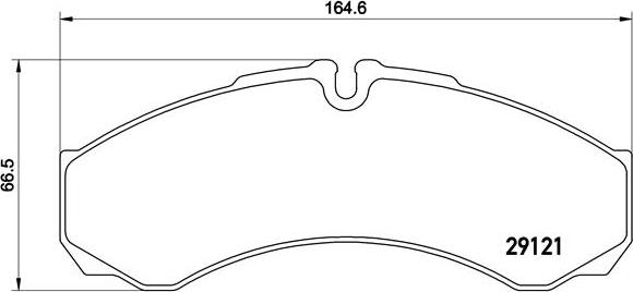 Brembo P A6 017 - Гальмівні колодки, дискові гальма autozip.com.ua