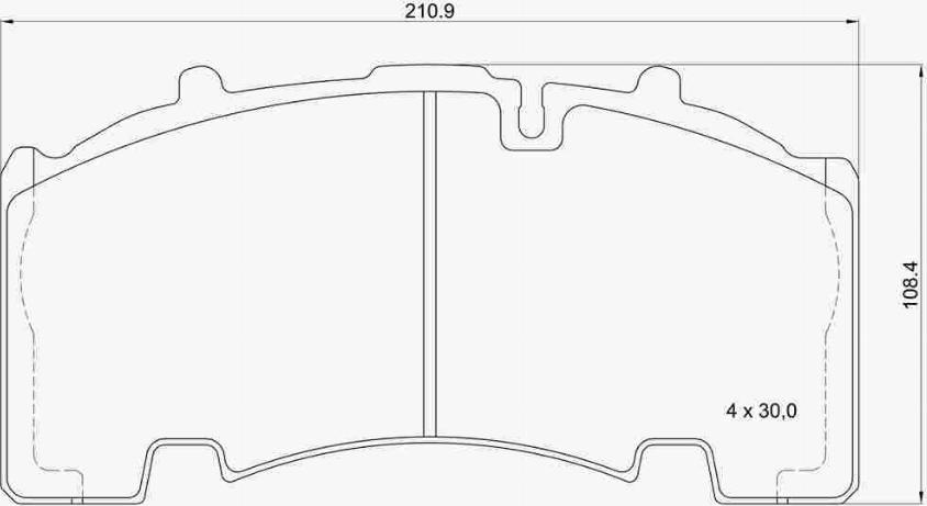 Brembo P A1 101 - Гальмівні колодки, дискові гальма autozip.com.ua