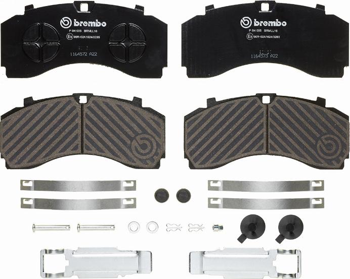 Brembo P B4 005 - Гальмівні колодки, дискові гальма autozip.com.ua