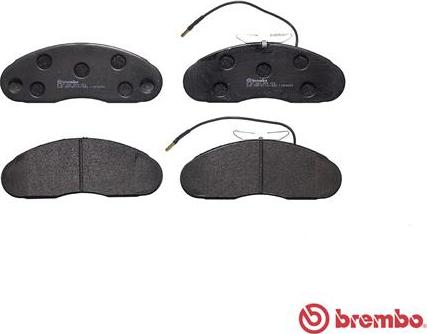 Brembo P B7 002 - Гальмівні колодки, дискові гальма autozip.com.ua