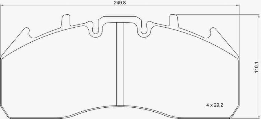 Brembo P B7 103 - Гальмівні колодки, дискові гальма autozip.com.ua