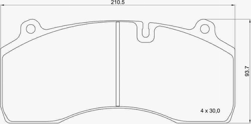 Brembo P C7 004 - Гальмівні колодки, дискові гальма autozip.com.ua