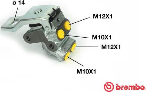 Brembo R 85 004 - Регулятор гальмівних сил autozip.com.ua