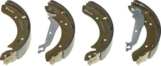 Brembo S 59 505 - Комплект гальм, барабанний механізм autozip.com.ua