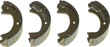 Brembo S 50 521 - Комплект гальм, ручник, парковка autozip.com.ua