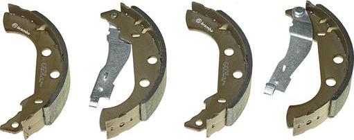 Brembo S 61 521 - Комплект гальм, барабанний механізм autozip.com.ua
