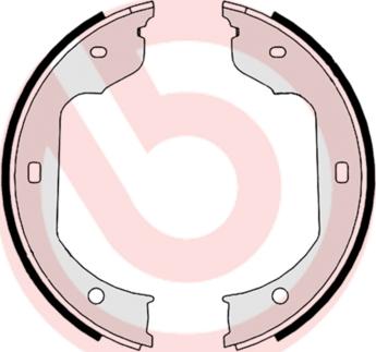 Brembo S 06 511 - Комплект гальм, ручник, парковка autozip.com.ua