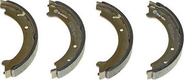 Brembo S 86 509 - Комплект гальм, ручник, парковка autozip.com.ua