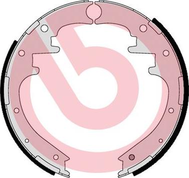 Brembo S 24 554 - Комплект гальм, барабанний механізм autozip.com.ua