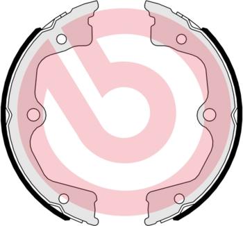 Brembo S 28 518 - Комплект гальм, ручник, парковка autozip.com.ua