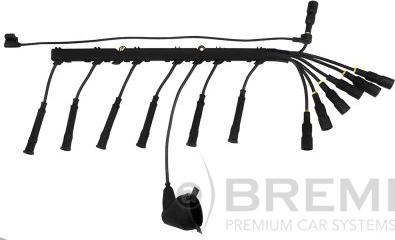 BREMI 538/100 - Комплект проводів запалювання autozip.com.ua