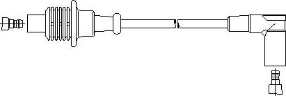 Bremi 668/65 - Провід запалювання autozip.com.ua