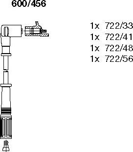 Bremi 600/456 - Комплект проводів запалювання autozip.com.ua