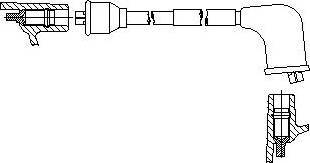 BREMI 619E25 - Провід запалювання autozip.com.ua