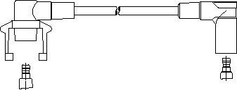 Bremi 638/38 - Провід запалювання autozip.com.ua