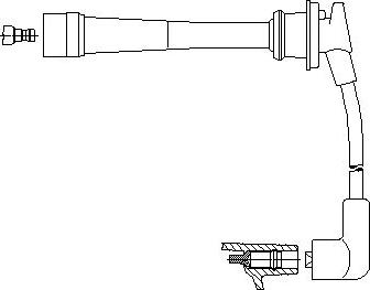 Bremi 6A76/23 - Провід запалювання autozip.com.ua