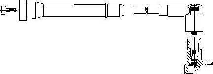 Bremi 140/105 - Провід запалювання autozip.com.ua