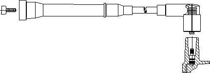 Bremi 140/120 - Провід запалювання autozip.com.ua