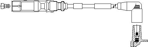 BREMI 162F65 - Провід запалювання autozip.com.ua
