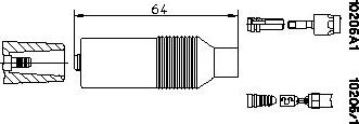 Bremi 10205/1 - Вилка, розподільник запалювання autozip.com.ua