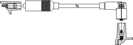 Bremi 116/75 - Провід запалювання autozip.com.ua