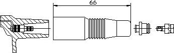 Bremi 13555A1 - Вилка, котушка запалювання autozip.com.ua