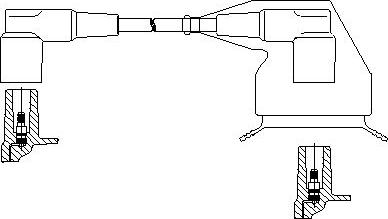 BREMI 132/80 - Провід запалювання autozip.com.ua