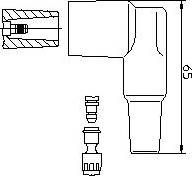 Bremi 13268A1 - Вилка, розподільник запалювання autozip.com.ua