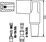 Bremi 13210/1 - Вилка, розподільник запалювання autozip.com.ua