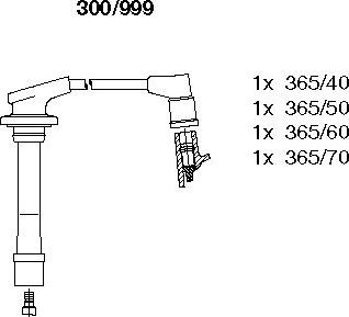 Bremi 300/999 - Комплект проводів запалювання autozip.com.ua