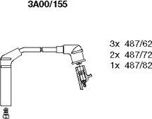 Bremi 3A00/155 - Комплект проводів запалювання autozip.com.ua