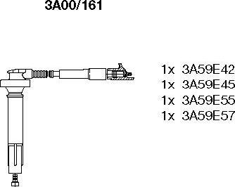 Bremi 3A00/161 - Комплект проводів запалювання autozip.com.ua