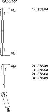 BREMI 3A00/187 - Комплект проводів запалювання autozip.com.ua