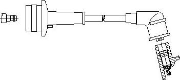 Bremi 3A14/45 - Провід запалювання autozip.com.ua