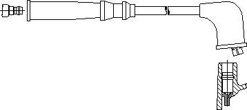 BREMI 708/70 - Провід запалювання autozip.com.ua