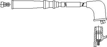 BREMI 708E52 - Провід запалювання autozip.com.ua