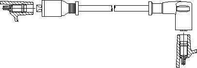 BREMI 729/88 - Провід запалювання autozip.com.ua