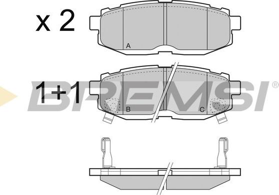 Lucas Engine Drive GDB3442 - Гальмівні колодки, дискові гальма autozip.com.ua