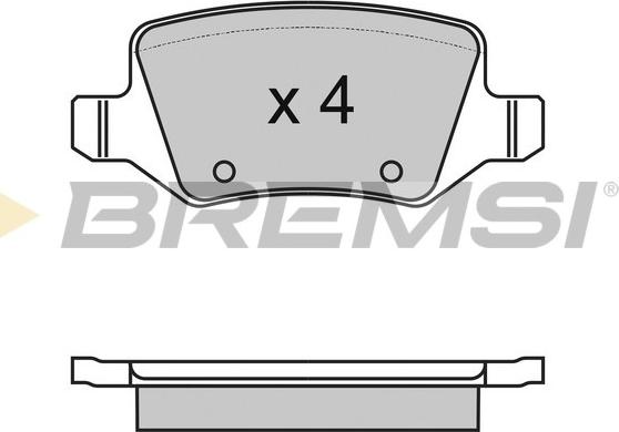 Bremsi BP2983 - Гальмівні колодки, дискові гальма autozip.com.ua