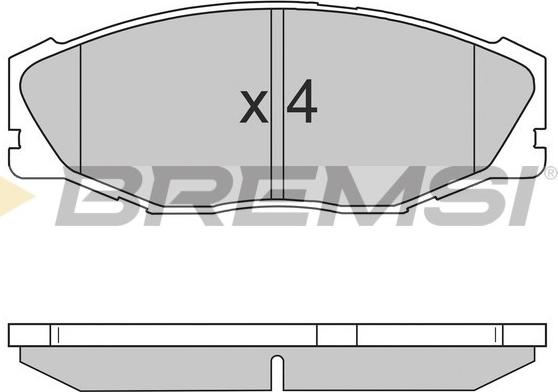 Woking 543304 - Гальмівні колодки, дискові гальма autozip.com.ua