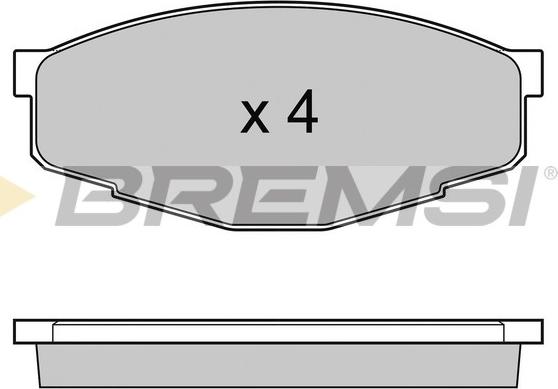 Bremsi BP2232 - Гальмівні колодки, дискові гальма autozip.com.ua