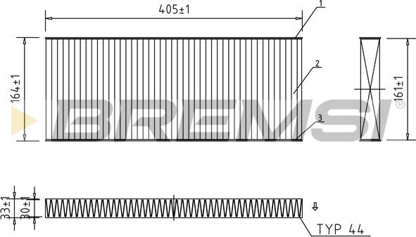 Bremsi FC0984C - Фільтр, повітря у внутрішній простір autozip.com.ua